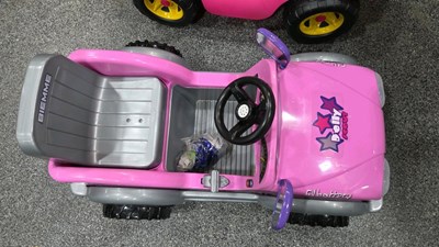 Lot 81 - PAIR OF CHILDS ELECTRIC CARS, OLD SHOP STOCK-ALL PROCEEDS TO CHARITY