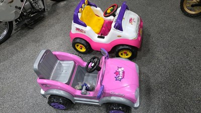 Lot 81 - PAIR OF CHILDS ELECTRIC CARS, OLD SHOP STOCK-ALL PROCEEDS TO CHARITY
