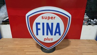 Lot 127 - FINA SUPER PLUS GLASS GLOBE