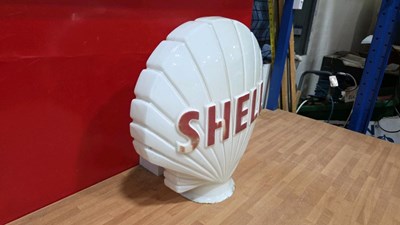 Lot 13 - SHELL GLASS GLOBE