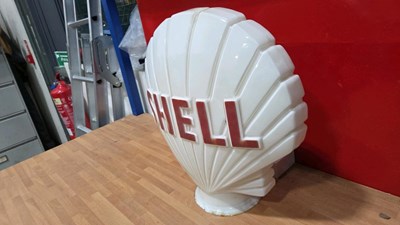 Lot 13 - SHELL GLASS GLOBE