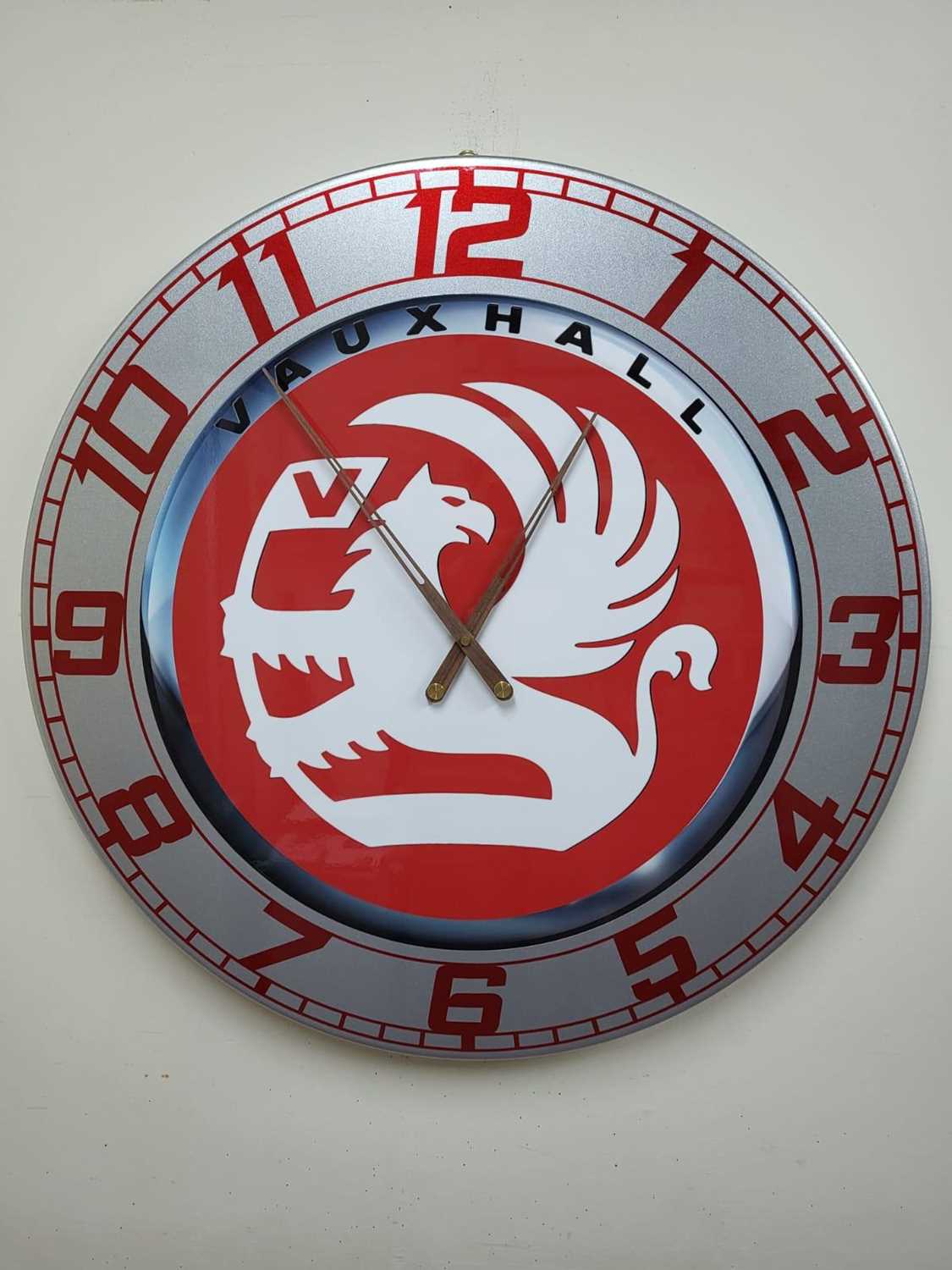Lot 23 - HANDMADE 32" VAUXHALL CLOCK