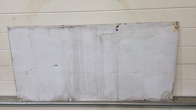 Lot 85 - Q8 TIN SIGN 44" X 22"