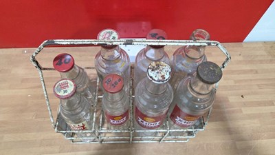 Lot 15 - SHELL X-100 OIL BOTTLES IN CRATE