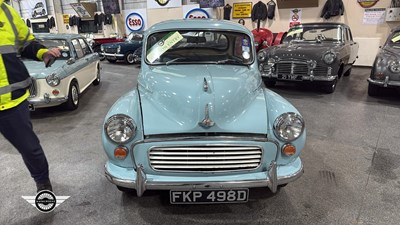 Lot 112 - 1966 MORRIS MINOR 1000