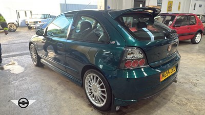 Lot 160 - 2005 MG ZR 160