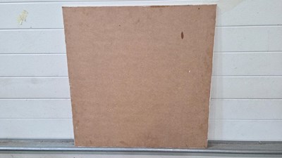 Lot 101 - WOODEN HAND PAINTED SHAW MOTOR CYCLE SIGN 33" X 28"