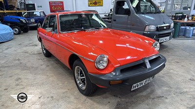 Lot 56 - 1980 MG B GT