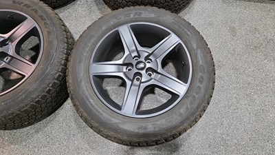 Lot 539 - GENUINE LAND ROVER DEFENDER 20" WHEELS & GOODYEAR WRANGLER TYRES