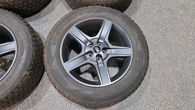 Lot 539 - GENUINE LAND ROVER DEFENDER 20" WHEELS & GOODYEAR WRANGLER TYRES