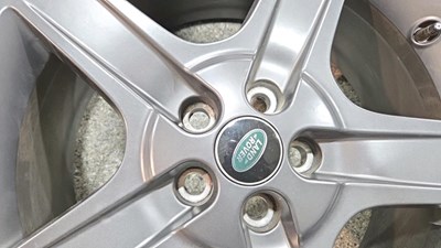 Lot 539 - GENUINE LAND ROVER DEFENDER 20" WHEELS & GOODYEAR WRANGLER TYRES