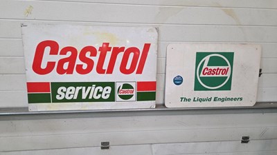 Lot 279 - 2 X CASTROL SIGNS