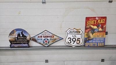 Lot 553 - SELECTION OF METAL SIGNS