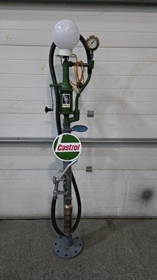 Lot 467 - CASTROL REPRODUCTION PUMP WITH LIGHT