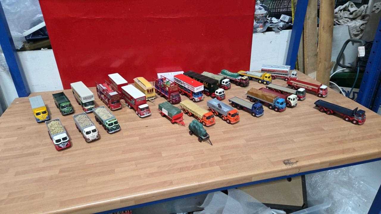 Lot 111 - LOVELY COLLECTION OF FODEN, GORGI SCALE MODEL WAGONS