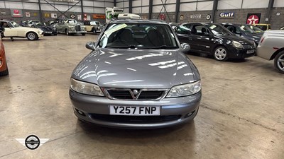 Lot 172 - 2001 VAUXHALL VECTRA SRI 150