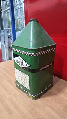 Lot 71 - LIBERTY LUBRICATING OILS PYRAMID CAN