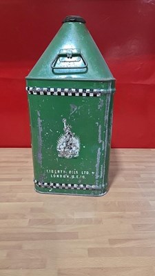 Lot 71 - LIBERTY LUBRICATING OILS PYRAMID CAN