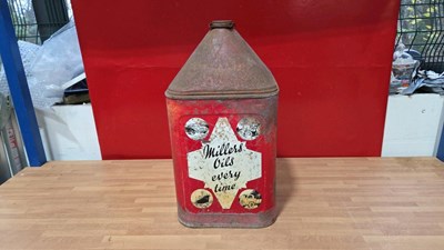 Lot 131 - MILLERS OILS EVERY TIME PYRAMID CAN