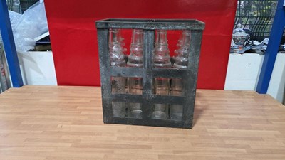 Lot 665 - ESSOLUBE OIL BOTTLES IN CRATE