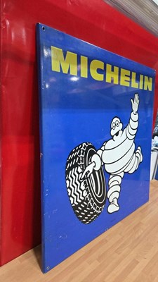 Lot 3 - MICHELIN ALUMINIUM SIGN 30" X 30"