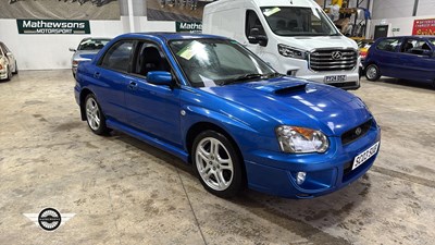 Lot 260 - 2003 SUBARU IMPREZA WRX TURBO