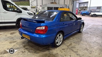 Lot 260 - 2003 SUBARU IMPREZA WRX TURBO