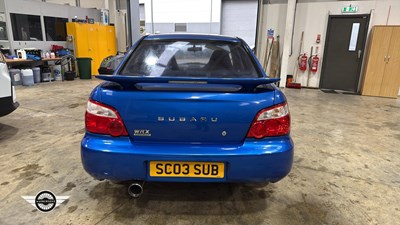 Lot 260 - 2003 SUBARU IMPREZA WRX TURBO