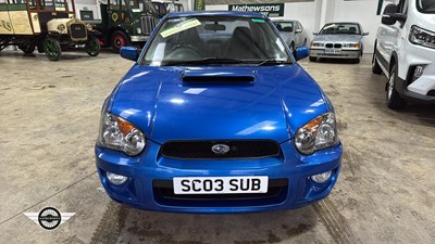 Lot 260 - 2003 SUBARU IMPREZA WRX TURBO