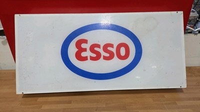 Lot 735 - ESSO LIGHT UP SIGN 31" X 15"