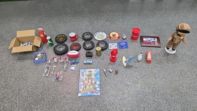 Lot 753 - SHELL MAN + OTHER GARAGE ADVERTISING MEMORABILIA