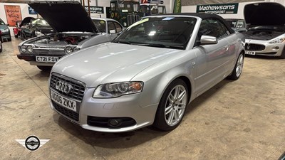 Lot 198 - 2006 AUDI S4 QUATTRO AUTO