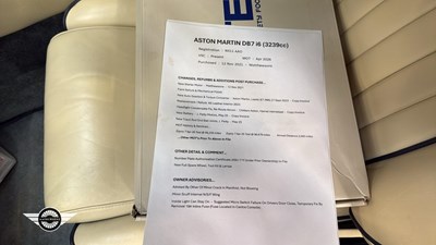 Lot 174 - 1996 ASTON MARTIN DB7 AUTO