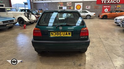 Lot 158 - 1995 VOLKSWAGEN GOLF GL
