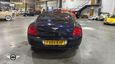 Lot 162 - 2004 BENTLEY CONTINENTAL GT AUTO