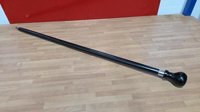 Lot 413 - MERCEDES GEAR KNOB REPRO WALKING STICK APPROX 36" TALL