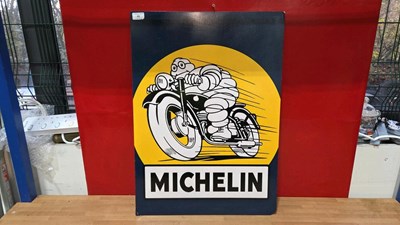 Lot 265 - MICHELIN REPRODUCTION TIN SIGN 28" X 20"
