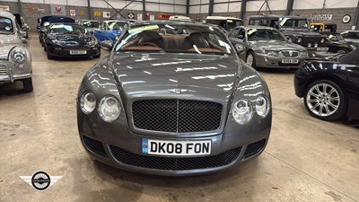 Lot 252 - 2008 BENTLEY CONTINENTAL GT SPEED A