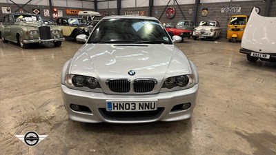 Lot 332 - 2003 BMW M3