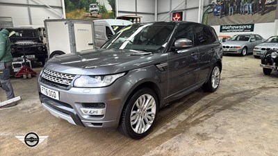 Lot 334 - 2016 LAND ROVER RANGE ROVER SPORT HSE SDV