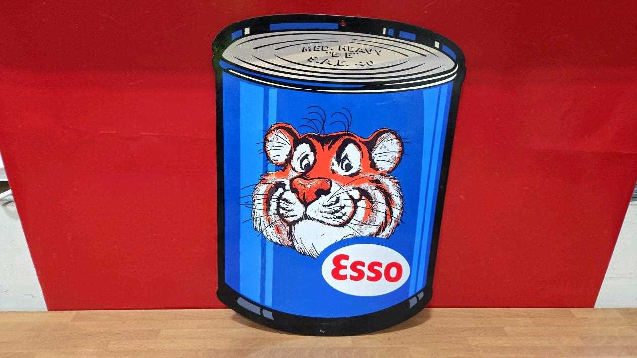 Lot 697 - ESSO TIN REPRODUCTION SIGN 21