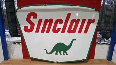 Lot 513 - SINCLAIR OIL REPRODUCTION ENAMEL SIGN 42" X 30"