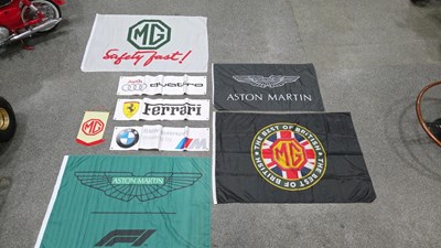 Lot 681 - SELECTION OF CAR BANNERS & FLAGS
