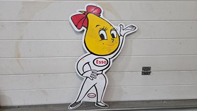 Lot 321 - ESSO MRS DRIP REPRODUCTION ENAMEL SIGN 30" X 18"