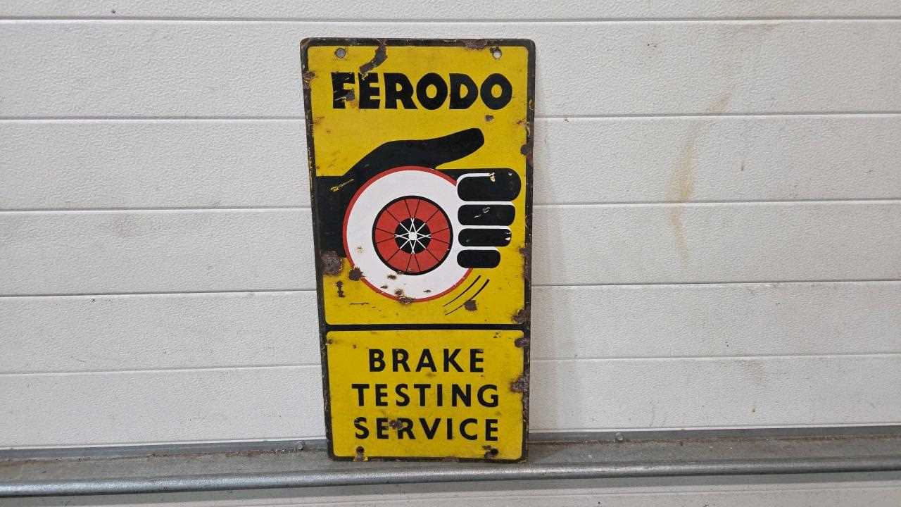 Lot 481 - FERODO BRAKE TESTING REPRODUCTION ENAMEL