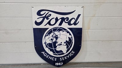 Lot 789 - FORD SERVICE REPRODUCTION ENAMEL SIGN 24" X 18"