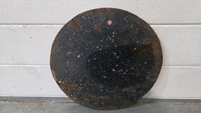 Lot 95 - RED CROWN REPRODUCTION ENAMEL SIGN 12" DIA