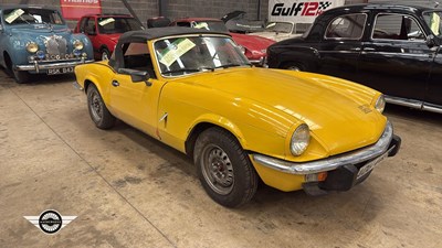 Lot 502 - 1978 TRIUMPH SPITFIRE 1500