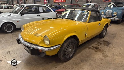 Lot 502 - 1978 TRIUMPH SPITFIRE 1500