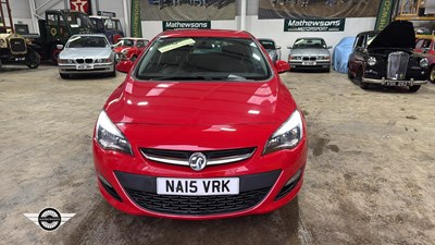 Lot 490 - 2015 VAUXHALL ASTRA EXCITE